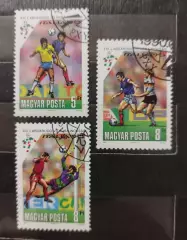 Венгрия. Чемпионат мира по футболу Италия 1990. 3 марки