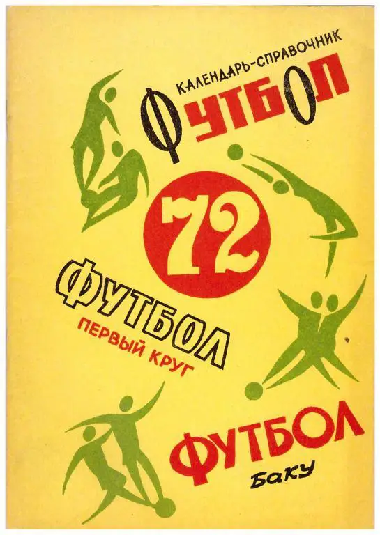 1972. Футбол. Баку. Первый круг.