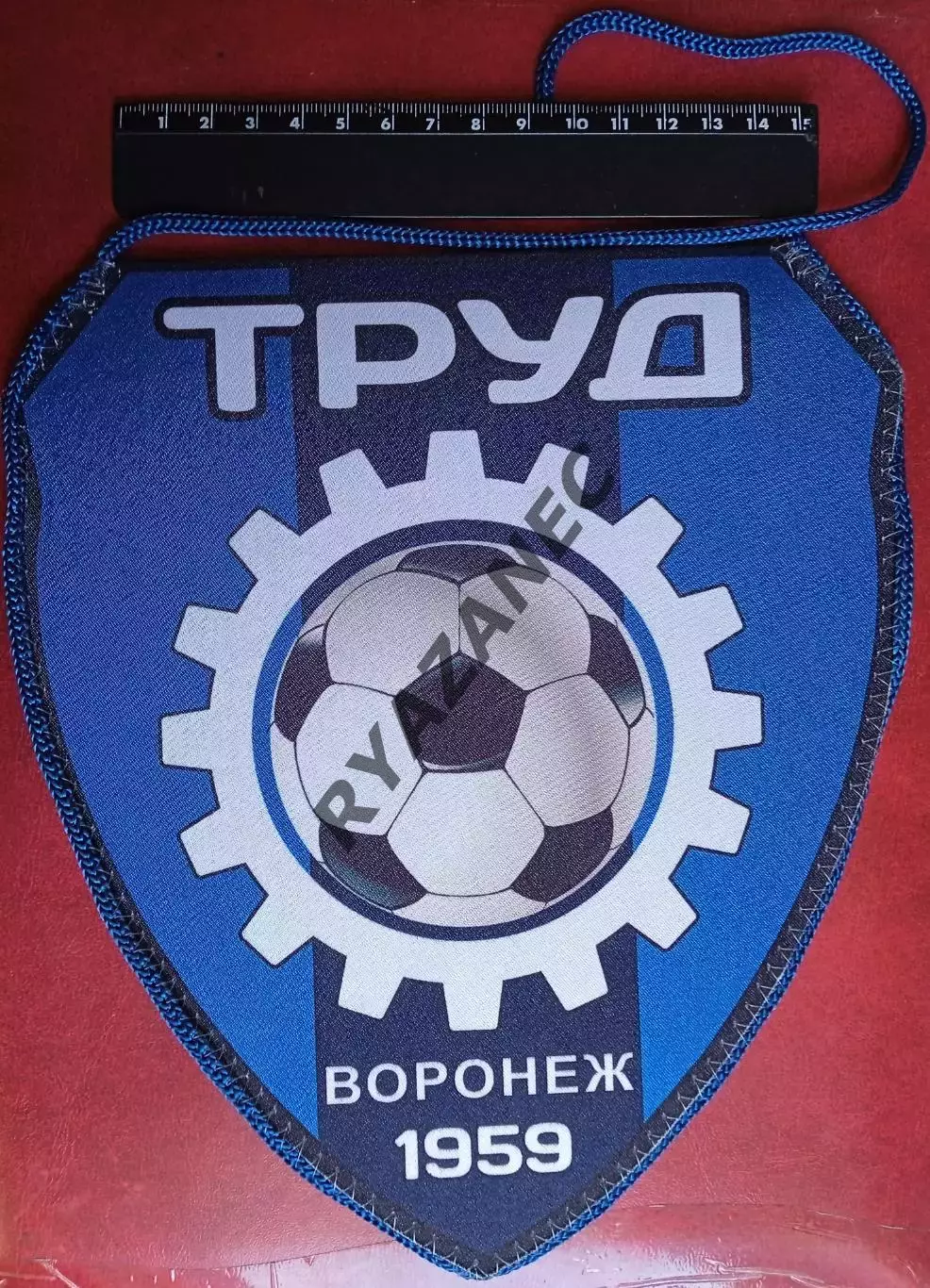 Футбол. ФК Труд (Воронеж) - 1959 год. Вымпел односторонний