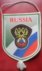 РФС - вымпел - автографы Ринат Дасаев Спартак + Александр Шмарко Ротор Волгоград
