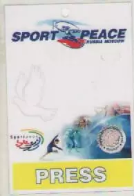 Аккредитационная карта.Sport and Peace. Москва 2005г.