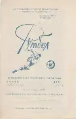 Программка. Футбол. Химик (Семилуки) -Луч(Азов). 1989г.