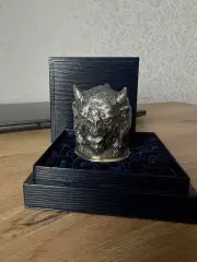 Стопка БЫК, серебро (новая)