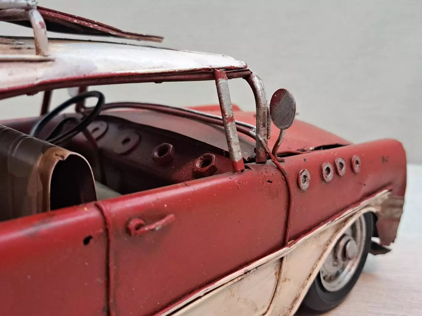 Винтажная модель ретро автомобиля 1:18, металл 4