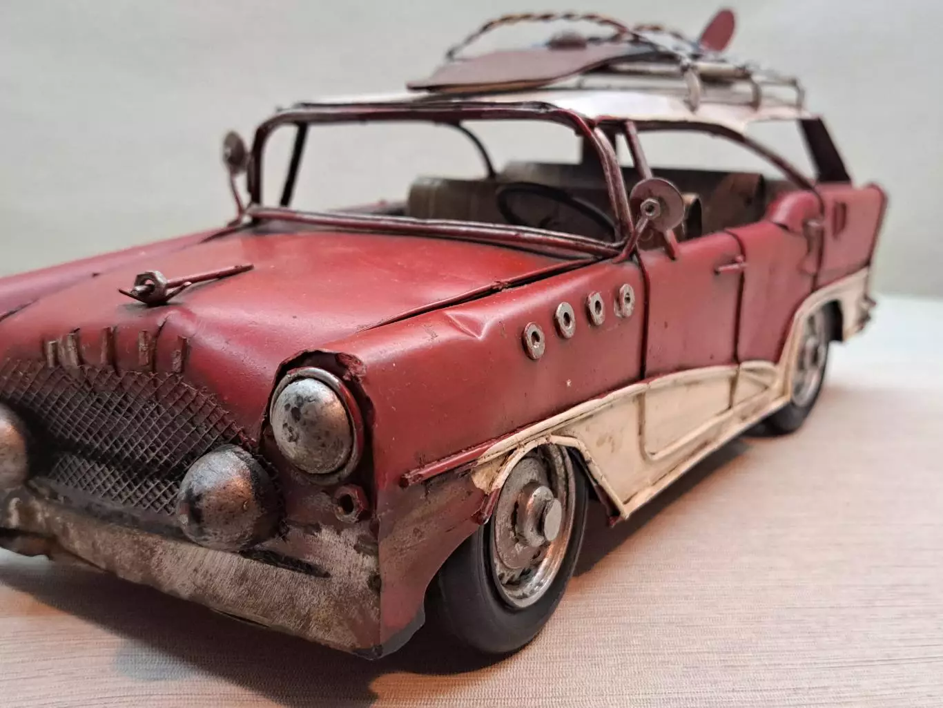 Винтажная модель ретро автомобиля 1:18, металл 5