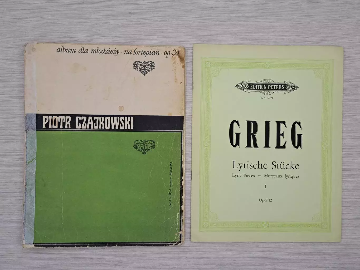 Винтажные нотные альбомы (Германия, Польша) Чайковский, Григ