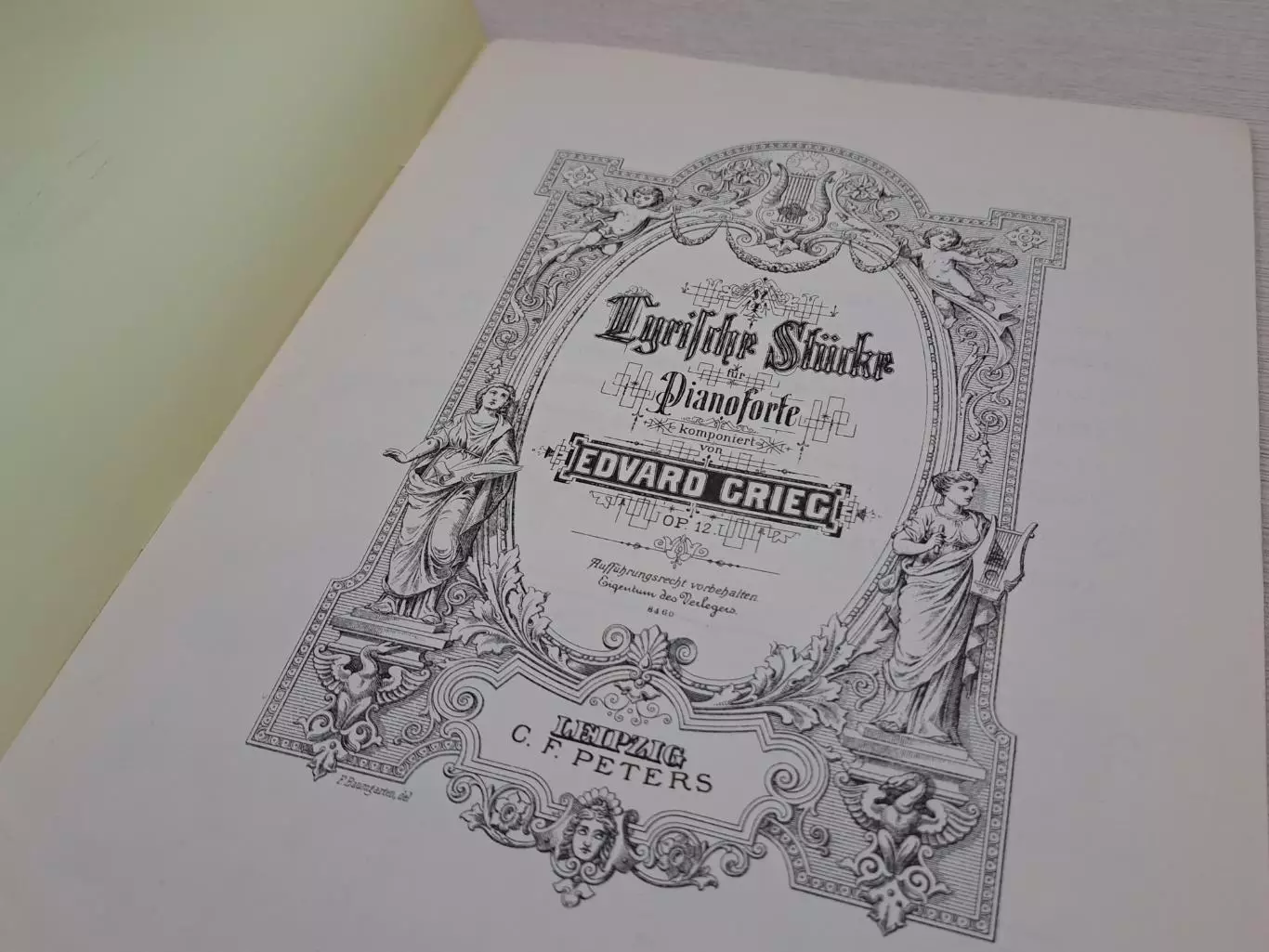 Винтажные нотные альбомы (Германия, Польша) Чайковский, Григ 2