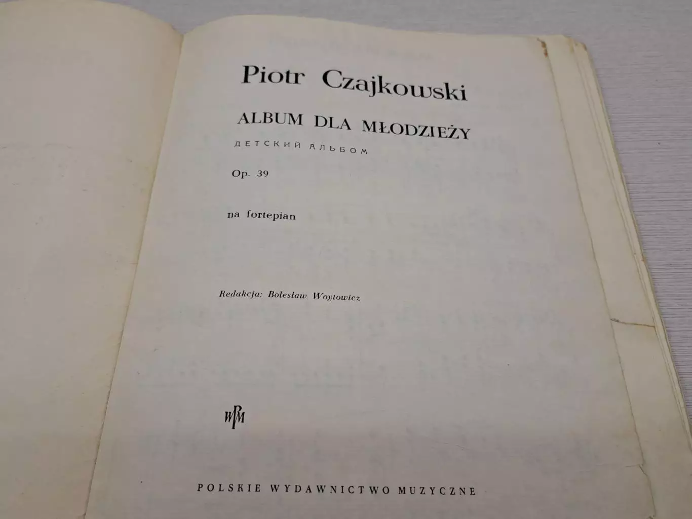 Винтажные нотные альбомы (Германия, Польша) Чайковский, Григ 5