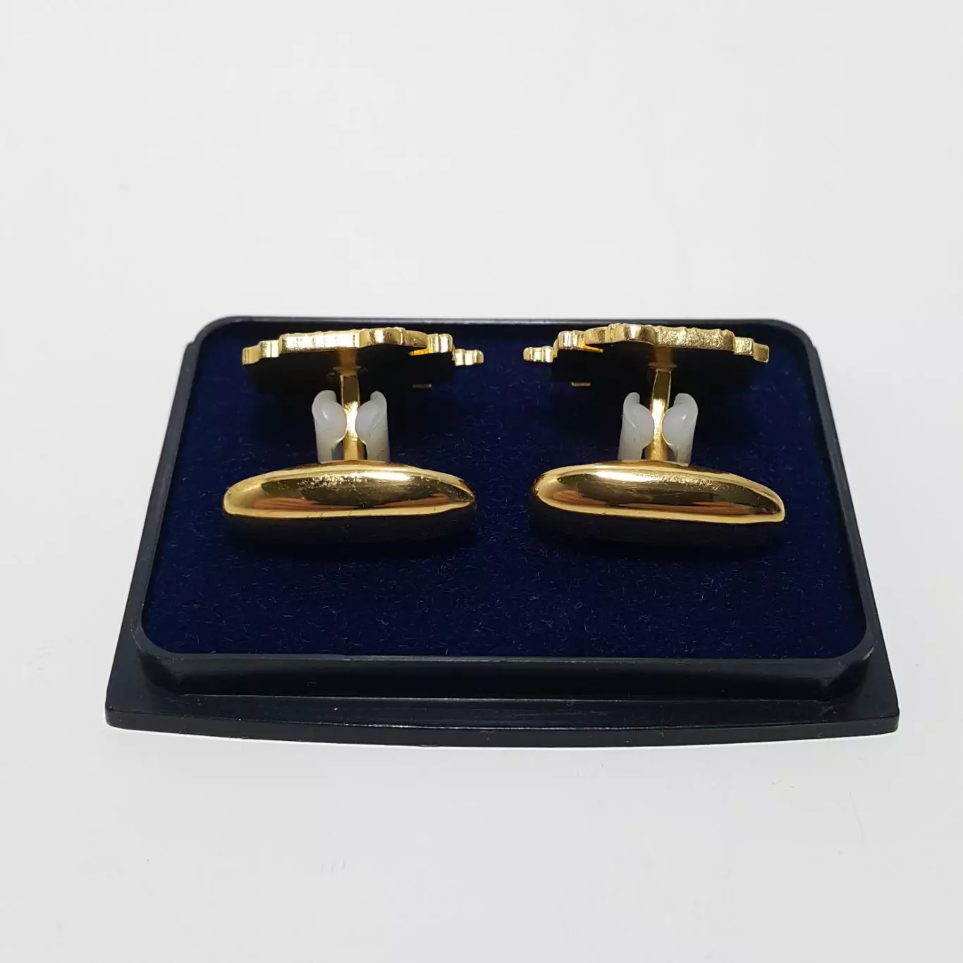 Редкие винтажные запонки Sporrong & Co. Stockholm (Швеция), клеймо, коробка 2