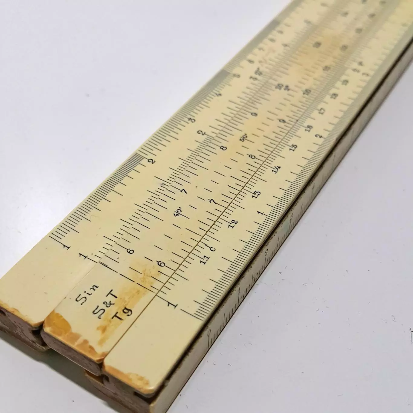 Логарифмическая линейка, СССР, 1958 год с футляром 5
