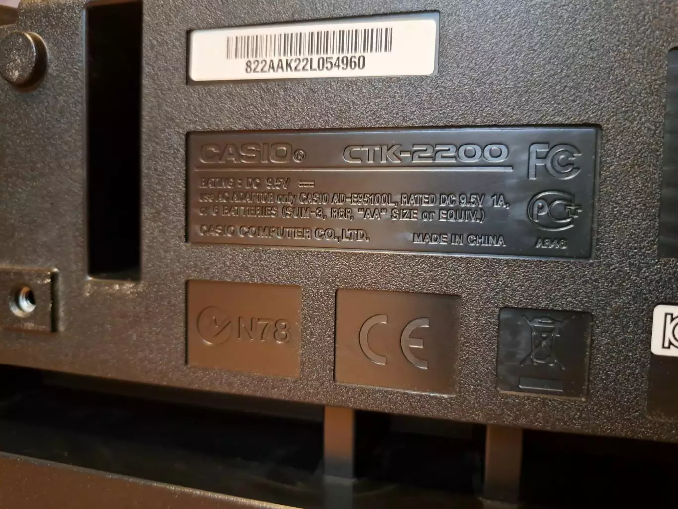 Синтезатор Casio CTK-2200 6