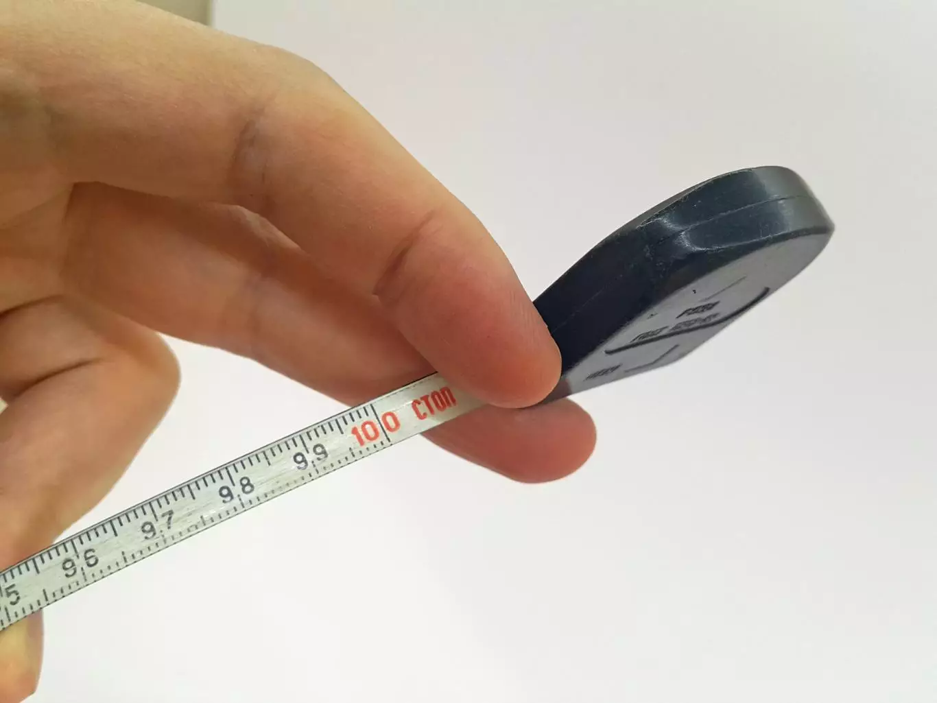 Карманная мини рулетка 1 метр СССР, ГОСТ 1