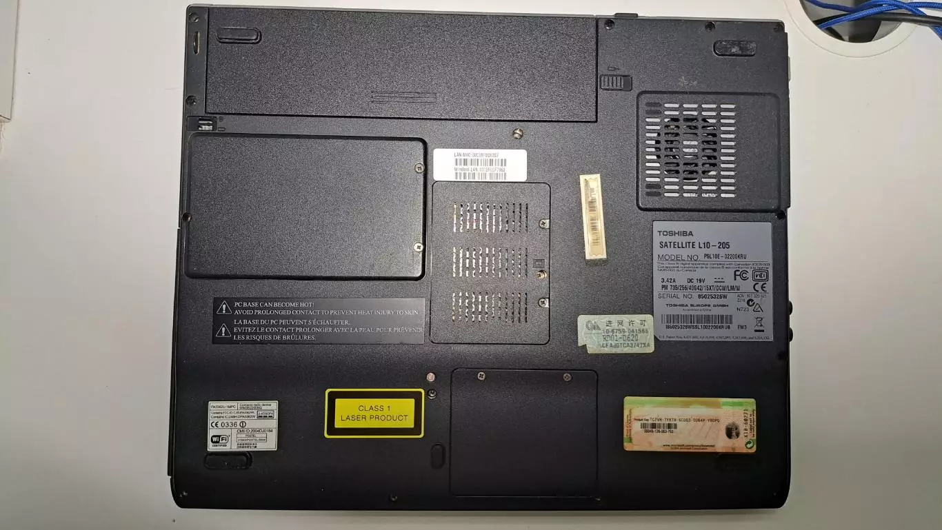 Ноутбук Toshiba Satellite L10-205 на запчасти 6