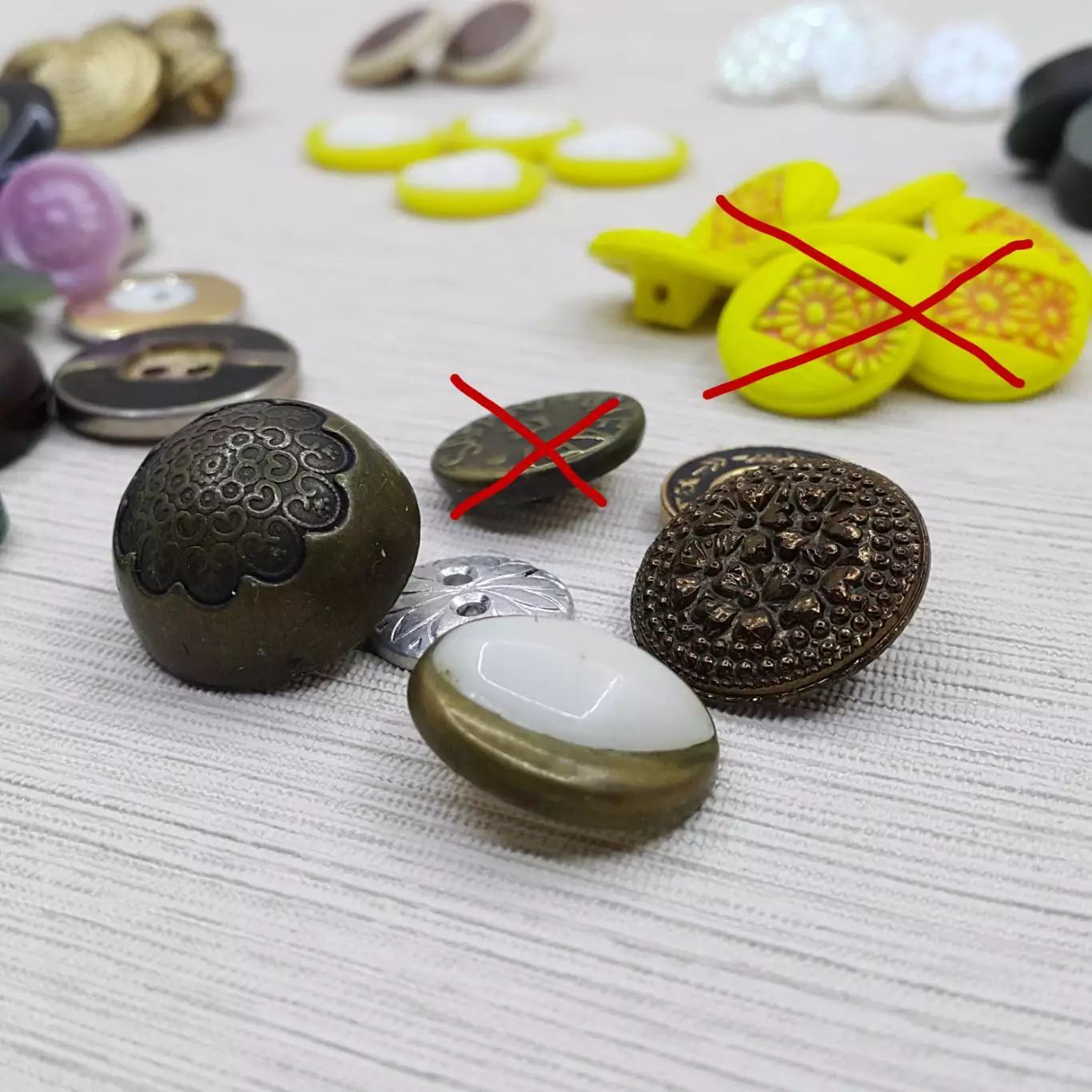 Винтажные пуговицы большой набор + редкие брендовые 2