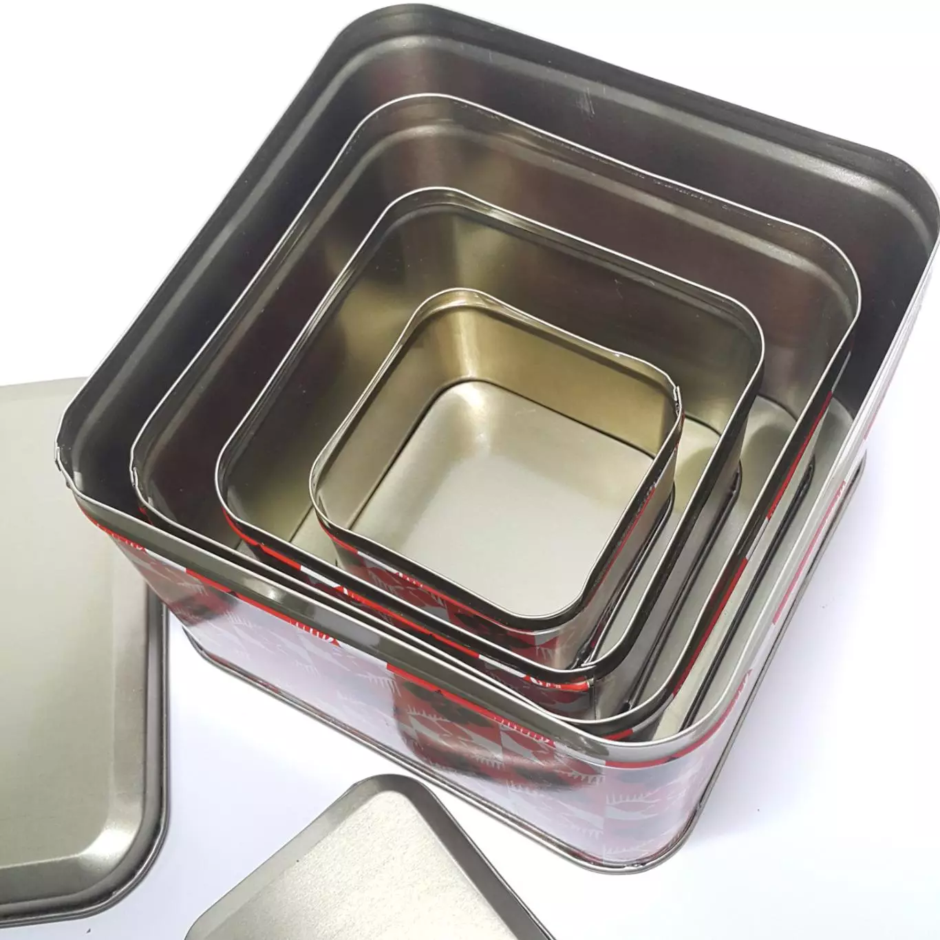 НОВЫЙ набор советских жестяных банок для сыпучих продуктов, 1982 год 5