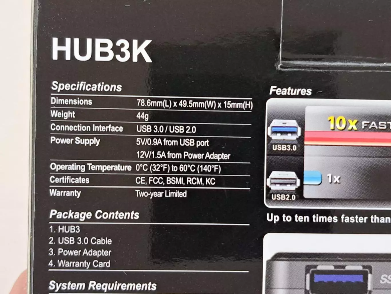 USB-концентратор Transcend TS-HUB3K 4хUSB 3.0 2