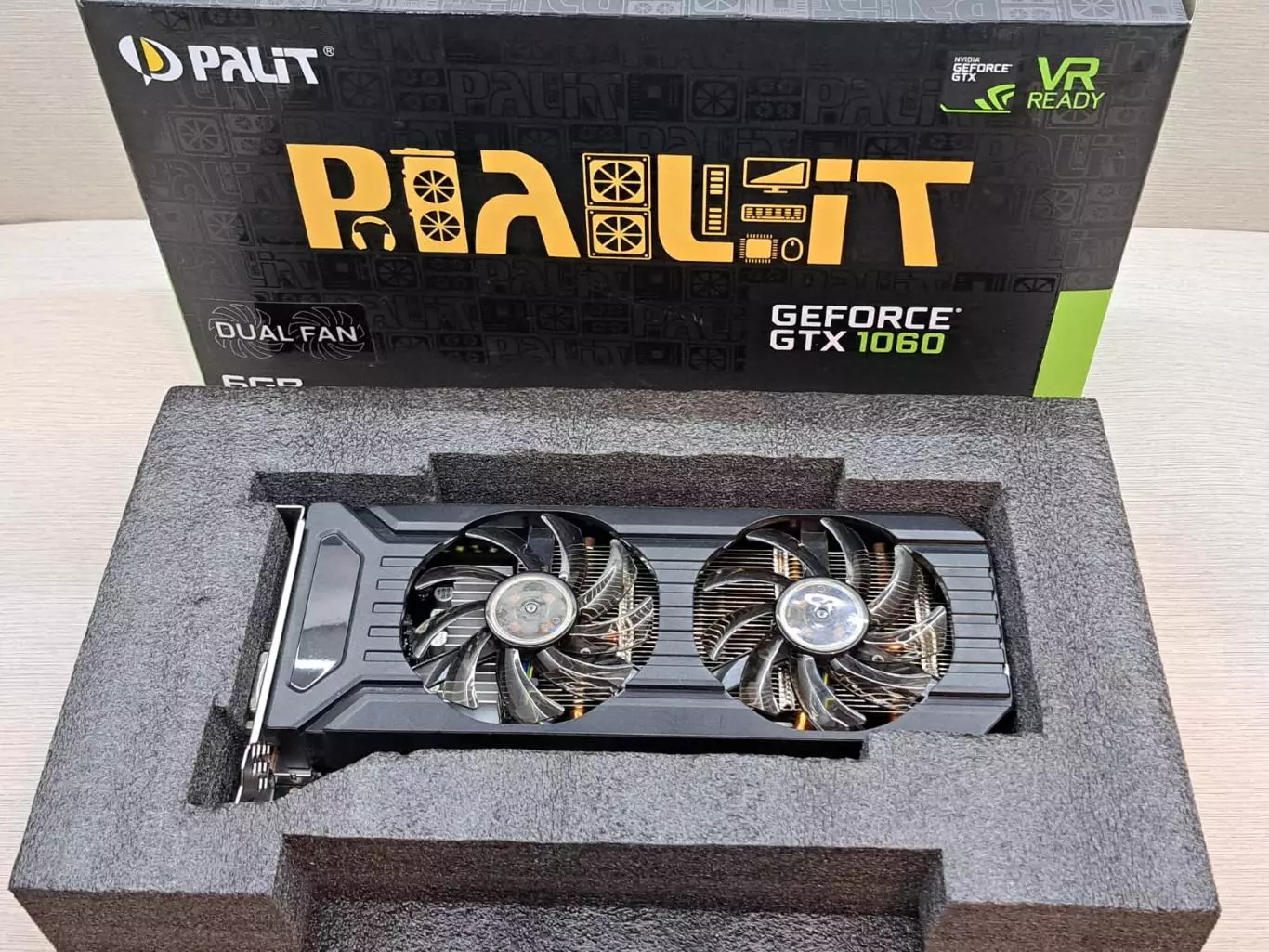 Видеокарта Palit GeForce GTX 1060 6gb Dual 2