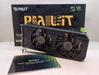 Видеокарта Palit GeForce GTX 1060 6gb Dual