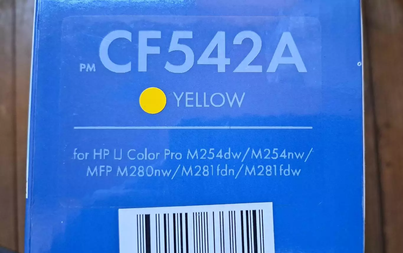 Картридж лазерный NV Print CB542A желтый, с чипом, новый 4