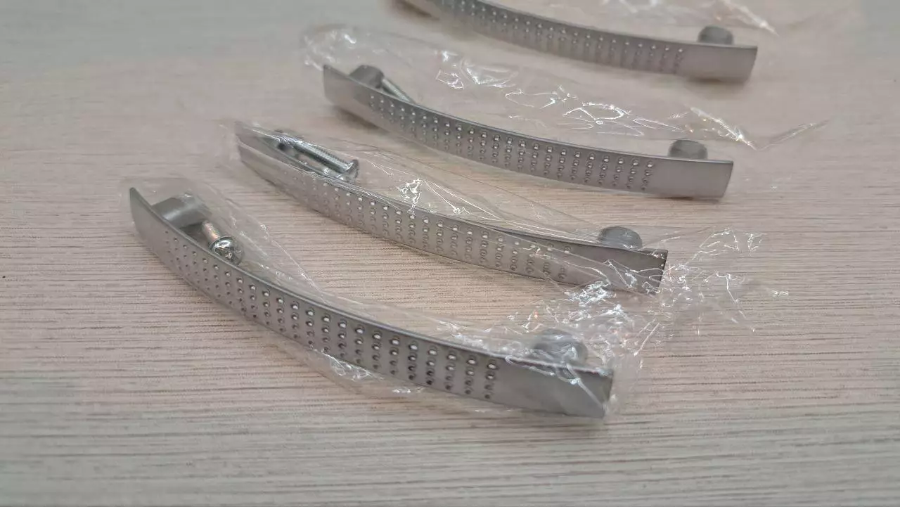 Мебельная ручка 96 мм матовый хром, комплект 4 шт. 2