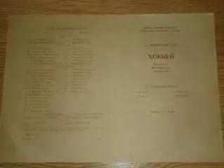 программа Кедр Томск - Мотор Барнаул 20-21.02.1983