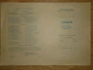 программа Кедр Томск - Ермак Ангарск 21-22.03.1983