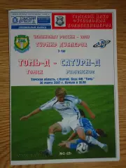 программа Томь Томск дублеры - Сатурн Раменское дублеры 2007