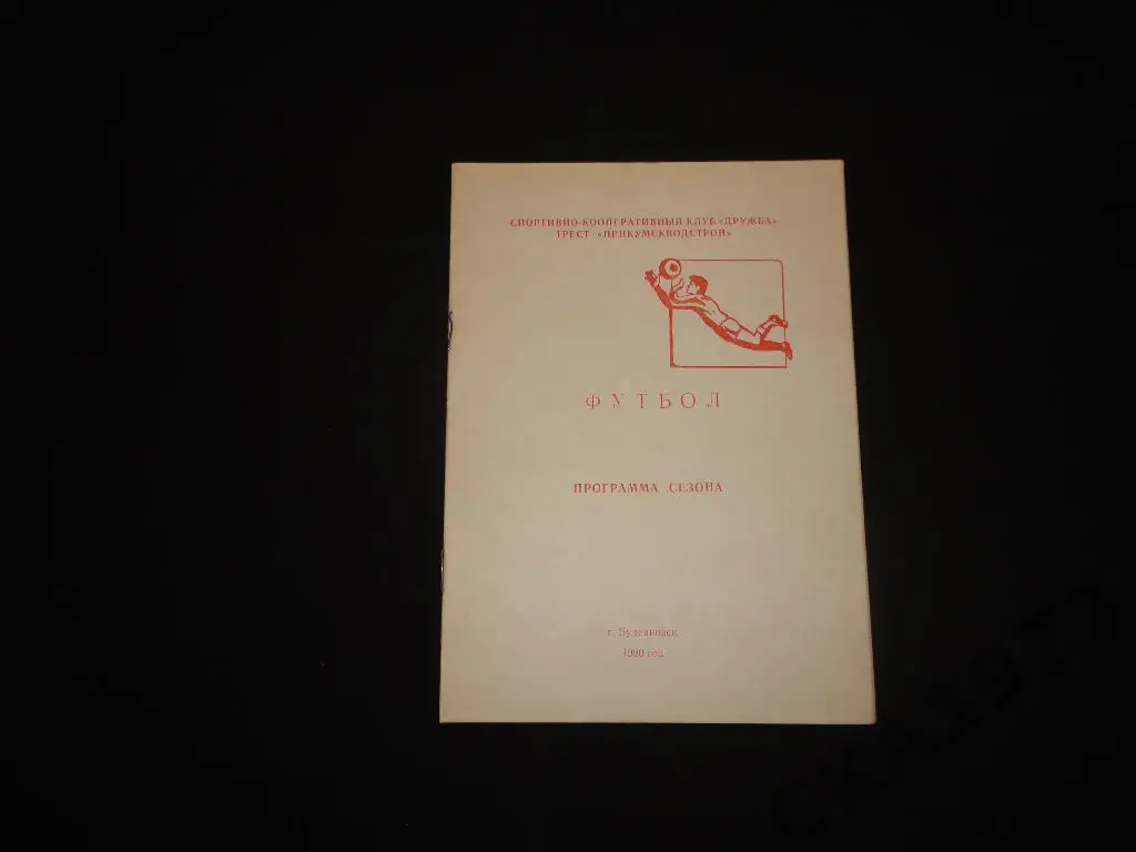 программа сезона Дружба Будённовск 1990