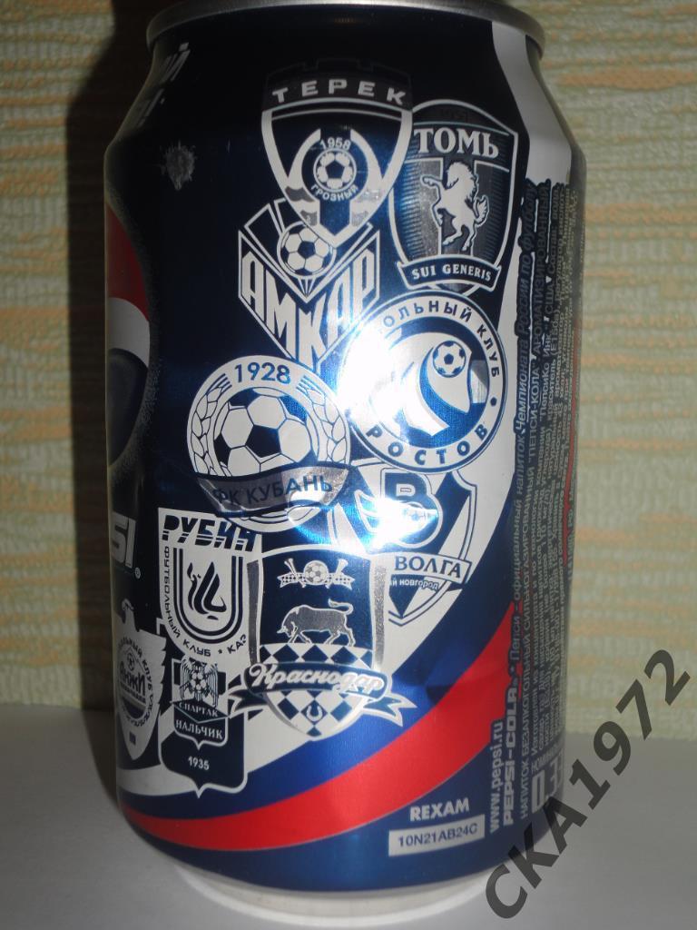 банка от Пепси Российская Премьер-лига 2012/13 эмблемы футбольных клубов 1
