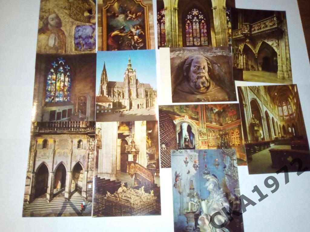 набор открыток Собор святого Вита Прага 1
