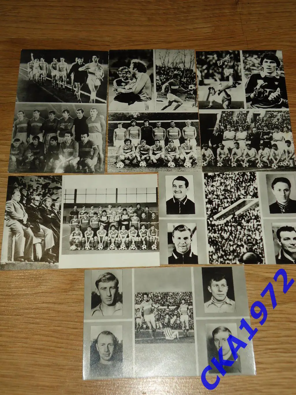 набор открыток Спартак Москва. Странички истории советского футбола 1986 3