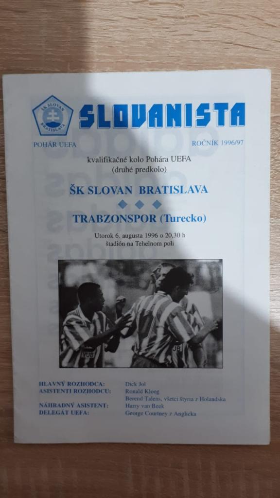 Slovan (Bratislava, Slovakia) - Trabzonspor (Trabzon, Turkey) 06.08.1996