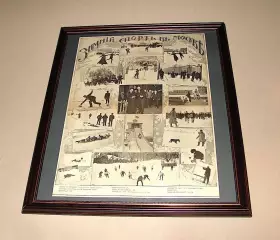 Зимний спорт в Москве. Дореволюционная реклама.