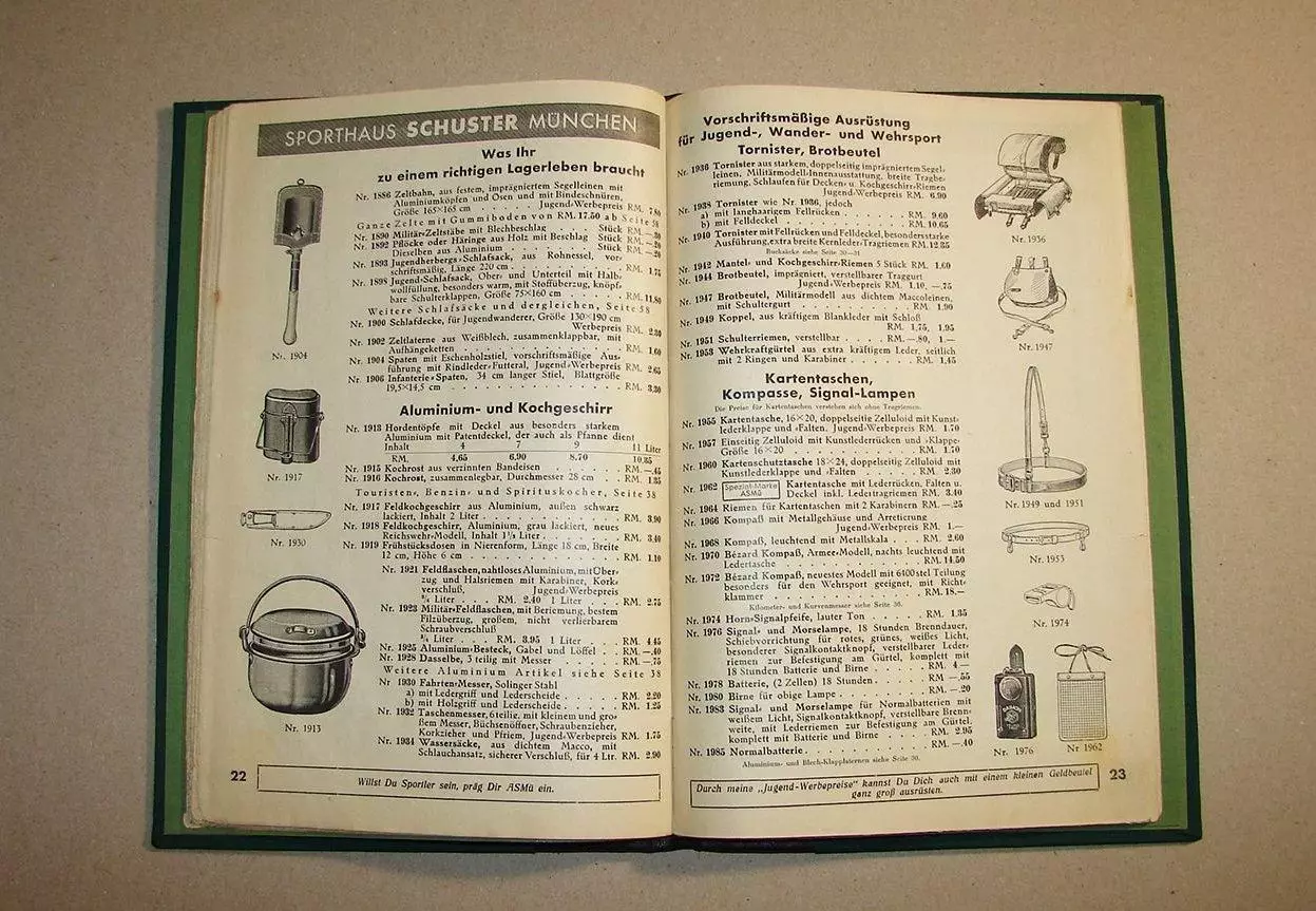Немецкий каталог спортивного и туристического снаряжения 1933 г. 1