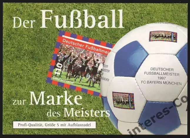 Германия. ФРГ. футбол. подписанная