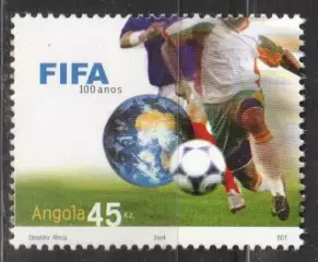 Ангола ** 2004 - футбол. 100 лет FIFA