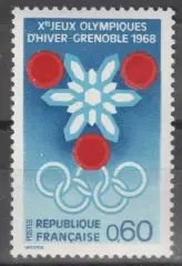 Франция ** 1967 - спорт. зимние Олимпийские игры. Гренобль. 1968