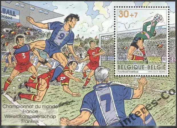 Бельгия ** 1998 футбол. кубок мира. Франция