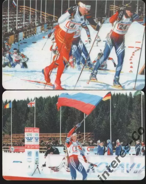 спорт. биатлон. Ханты-Мансийск. ЧИП - 750 + 1000 единиц