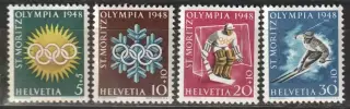 Швейцария ** 1948 - зимние олимпийские игры. Санкт-Мориц (Швейцария)