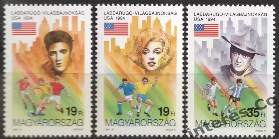 Венгрия ** 1994 спорт. футбол. кубок мира. США USA
