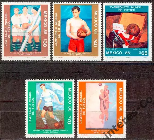 Мексика ** 1986 - спорт. футбол. кубок мира. Мексика