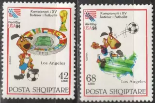 Албания ** 1994 спорт. футбол. кубок мира. США USA