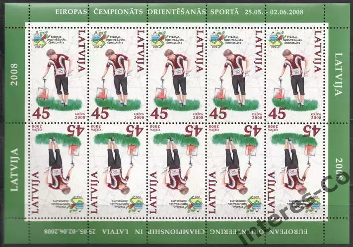 Латвия ** 2008 - спортивное ориентирование