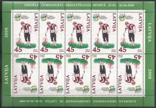Латвия ** 2008 - спортивное ориентирование