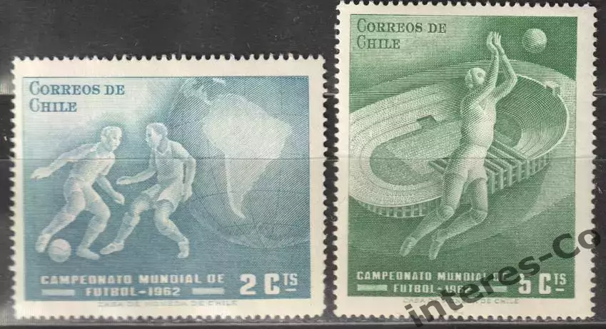 Чили ** 1962 спорт. футбол. кубок мира. Чили