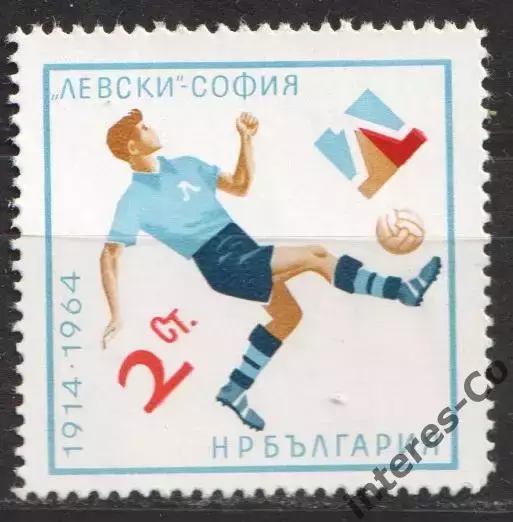 Болгария ** 1964 спорт. футбол. ФК * Левски * (из серии)