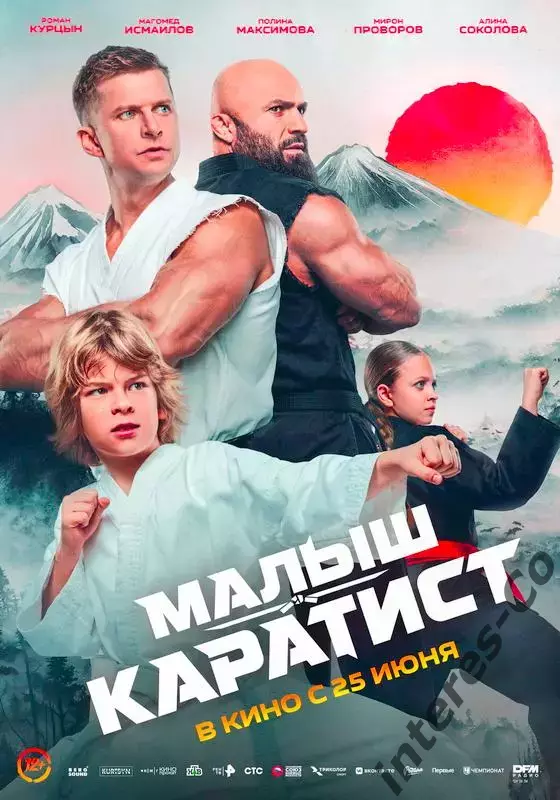 афиша - плакат - фильм * малыш каратист *