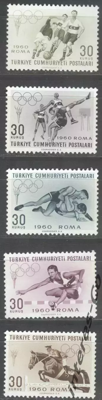 Турция ** 1960 летние Олимпийские игры Рим (Италия)
