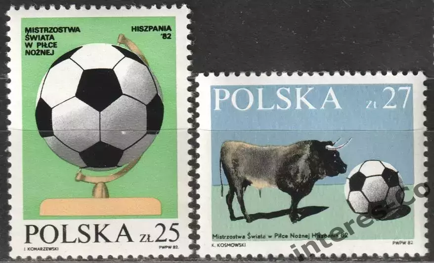 Польша ** 1982. футбол. кубок мира. Испания - 1982